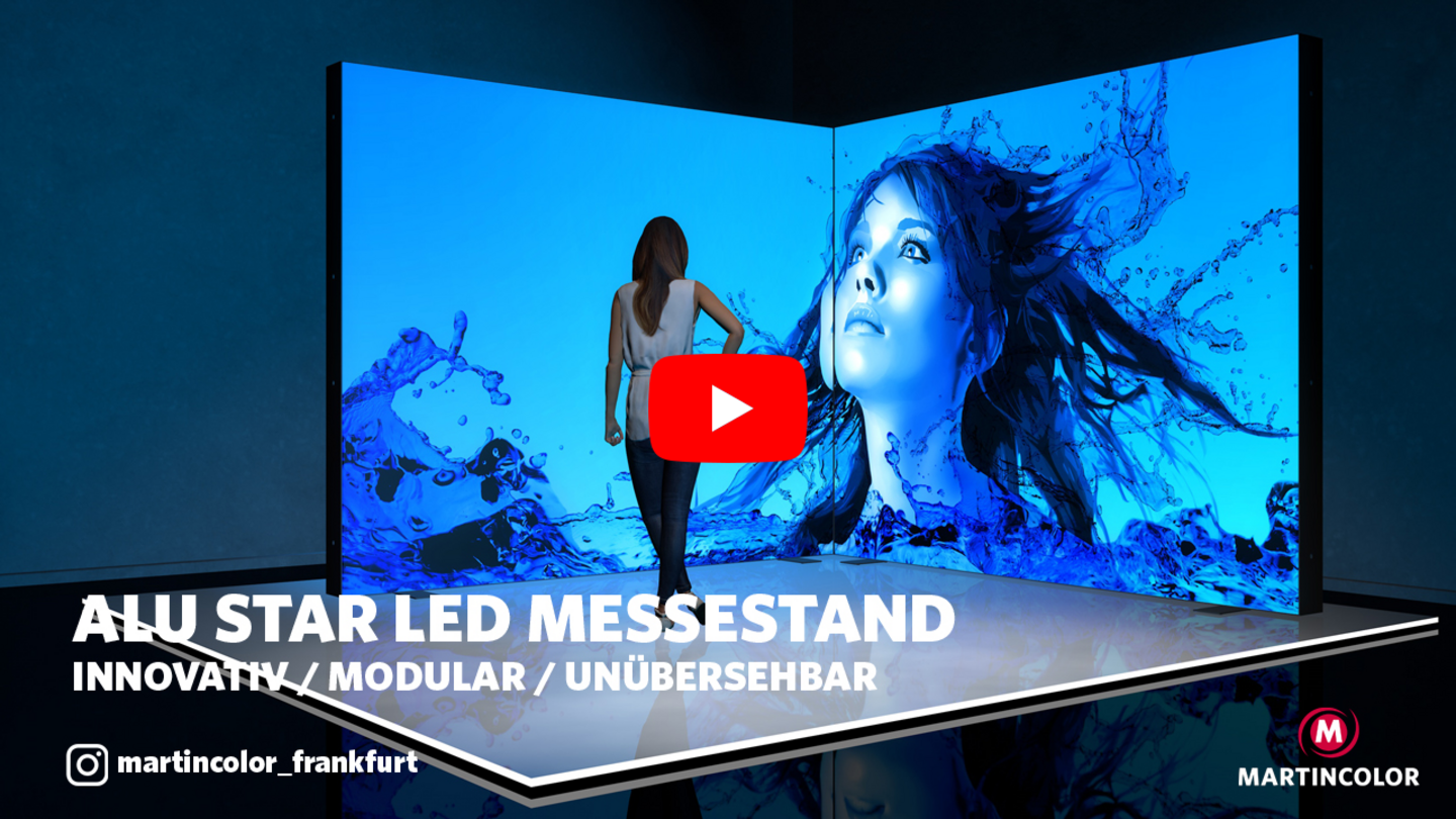 ALU STAR LED exhibition stand